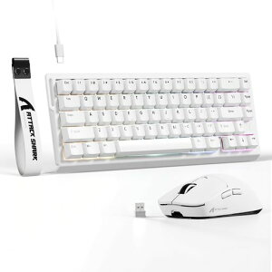 ATTACK SHARK X68HE & X3 ���s�b�h�g���K�[ �L�[�{�[�h �L��8KHZ �Q�[�~���O �L�[�{�[�h �}�E�X�Z�b�g �z���C�g