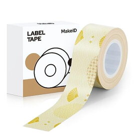 MAKEID L1/Q1ラベルプリンタ―用純正交換用紙 感熱ロール紙 幅16mm長4M 25色以上 (光芒扇)