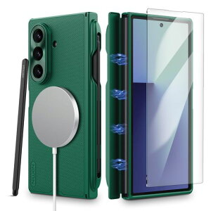 Nillkin�y�y���t���zGalaxyZfold7�Ή��P�[�X�����K���X�t�B�����t���q���W�ی�ϏՌ����C�����X�[�d�Ή��}�O�l�b�g�z���M�����N�V�[ZFold7�P�[�X�J�o�[���菝�h�~���^�㎿�r�W�l�X�ɍœK(�O�c