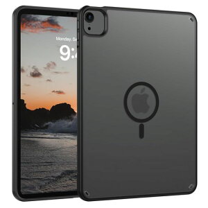VENINGO iPad Air 13�C���` �P�[�X M4/M3/M2 (2026/2025/2024)���f�� �ϏՌ� ������ ���ϖh�~ �w��h�~ MagSafe�Ή� �}�O�l�b�g���� ���^ �}�b�g�d�グ ��̊� �u���b�N