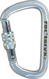 roc’teryx(ロックテリクス)登山クライミングカラビナスチールD・スクリューシルバーRTF249LKN