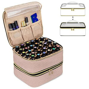 Luxja�A���}�P�[�X60�{�p(5ml-30ml)�����P�[�X�G�b�Z���V�����I�C�����[�A���}�����^�уs���N
