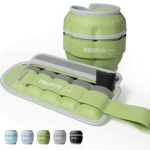 PROIRON�A���N���E�F�C�g������؃g�����X�g�E�F�C�g�p���[�A���N���d�ʒ����\0.5-2.5kg�����̑���d�葫������؃g�����ɂ���r�E�G�C�g����ankleweight2.5kgx2(�O���[��)