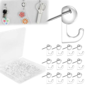 Lamiishop�s���t�b�N50�Z�b�g��e�t�b�N�ω׏d1KG�΍p�{�[�h�p���̖ڗ����Ȃ��Ǌ|���t�b�N���݌オ�c��Ȃ��x�j���E�ؗp�G��/�N���X�}�X����p/�J�����_�[/��/�ʐ^�ȂǓK�p(�N���A)