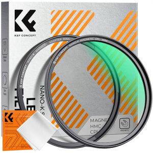 K&F CONCEPT 62mm �}�O�l�b�g�� CPL�t�B���^�[ �A�_�v�^�[�����O ���C�z�� �����֗�