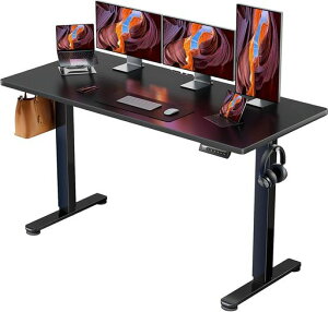 ErGear �d�� �I�t�B�X���[�N�e�[�u�� ���~���f�X�N �X�^���f�B���O�f�X�N ��160cm �ω׏d80kg 4�i�K�����������[�@�\ �㉺�������~