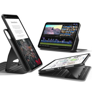 ESR iPad Pro 11�C���` �P�[�X M5/M4(2025/2024) �Ή� ���E���}�O�l�b�g�J�o�[ �P�̎g�p�\ �c���Ή� 9�i�K�p�x���� �X�^���h Pencil Pro/USB-C�Ή� �I�[�g�X���[�v Shift�V���[�Y �u���b�N