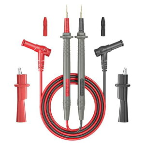 Cleqee �}���`���[�^�[�e�X�g���[�h �v���[�u�e�X�^�[���[�h �����b�L�ɍ�0.7mm�j�[�h�� �����V���[�v1000V 10A �����b�L�v���[�u ���j���N���b�v �o�i�i�v���O �f�W�^���d�C�e�X�g�p