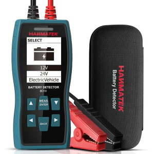 HANMATEK�o�b�e���[�e�X�^�[�A12V/24V�o�b�e���[�`�F�b�J�[�A100-2000CCA�e�X�^�[�A������/�A�C�h�����O�X�g�b�v��/�g���b�N/���[�o�C�N/ATV/SUV/�{�[�g/���b�g�������{��戵���t��BT10