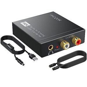 PROZOR192KHz���f�W�^���A�i���O�ϊ��R���o�[�^�[DAC3.5mm�~�j�W���b�N�t��PS4XBoxHDDVD�ȂǑΉ�