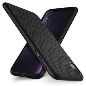 �ySpigen�ziPhoneXR�P�[�X6.1�C���`�Ή�TPU�ϏՌ��ČRMIL�K�i�擾�J�����ی쏝�h�~�Ռ��z��Qi�[�d���C�����X�[�d���L�b�h�E�G�A�[064CS24872(�}�b�g�E�u���b�N)