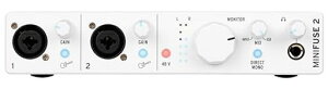 Arturia�A�[�g���A���y����\�t�g�t���f���A���E�I�[�f�B�I&MIDI�C���^�[�t�F�C�XMiniFuse2�z���C�g