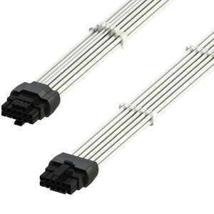 LINKUP - AVA 600W PCIE 5.0 16Pin (12+4) High Current Power Cable | 16AWG�A���`�A�͂񂾕t���A�X���[�u�^�C�v | RTX5000�ERTX4000�ERTX3000 FE�ɑΉ� |