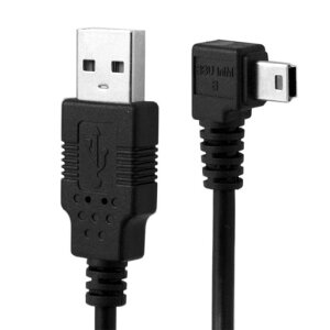 NFHK Mini USB B �^�C�v 5�s�� �I�X ���p 90�x����USB 2.0 �I�X �f�[�^�P�[�u�� �t�F���C�g�t�� 3.0m, NF-U2-057-RI-3.0M
