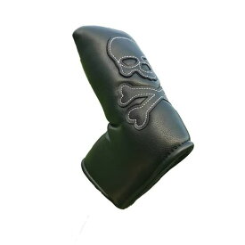Scott Edward ゴルフパターカバー、パターPUレザーブレード用防水ゴルフクラブヘッドカバー磁気付きパターヘッドカバー
