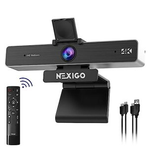 NexiGoZoom�F��AN950P4K�Y�[���\�E�F�u�J���������R���ƃ\�t�g�E�F�A�R���g���[���A�\�j�[Starvis�Z���T�[�A5X�f�W�^���Y�[���@�\�APro�E�F�u�J�����Ƀf���A���X�e���I�}�C�N���ځAZoomSkypeT�c