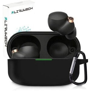 LIRUWECHforSonyWF-1000XM4�p�P�[�X�\�j�[���C�����X�C���[�z���p�V���R���P�[�X�S�ʕی�J�o�[WF-1000XM4�p�A�N�Z�T���[�����h�~�L�Y�h�~�ϏՌ������[�d�\�h���h�o�J���r�i�t��(�u���b�N)