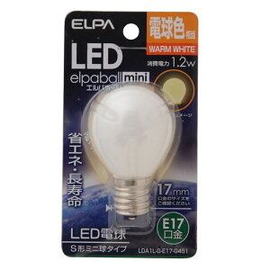 ELPA �G���p LED�d��S�`E17 �d���F �����p �ȃG�l�^�C�v LDA1L-G-E17-G451