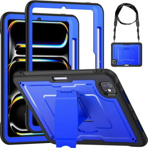 Miimall�Ή�iPadPro11�C���`(M5/M4)�p�P�[�XiPadPro(2025/2024)�P�[�X���u���X�^���h�ϏՌ��y�����[�V�����_�[�X�g���b�v�t���A�C�p�b�h�v��11�C���`��p�J�o�[TPU�t���[�����R����