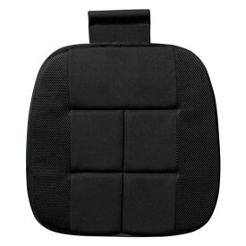 ボンフォーム(BONFORM)シングルクッション竹炭プレーンヒップ型ブラック45x45cm5340-43-08