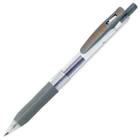 ゼブラジェルボールペンサラサクリップ0.3グレー10本B-JJH15-GR