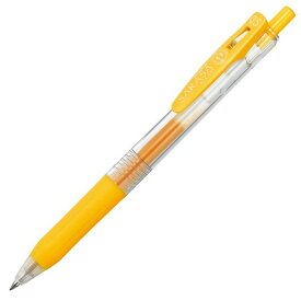 ゼブラジェルボールペンサラサクリップ0.5黄10本B-JJ15-Y