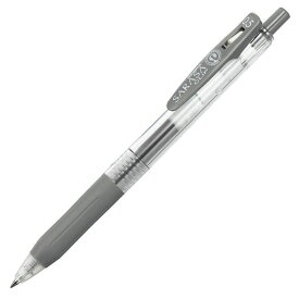 ゼブラジェルボールペンサラサクリップ0.5グレー10本B-JJ15-GR