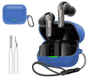 For EarFun Air Pro 4+ �P�[�X �J�o�[+�N���[�j���O�y�� [YEZHU] �V���R���f�ސ� ���C�����X �C���[�z�� �p �V���R�����[�P�[�X �֗� ���s �y�� �S�ʕی�J�o�[ �L�Y�h�~ �h�o �h�k �y�ʏ��^ �ی�c