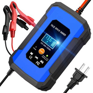 12V�o�b�e���[�[�d��6A�o�b�e���[�`���[�W���[�p���X�[�d��C��/�����e�i���X�[�d�g���N���[�d4-100Ah���~�o�b�e���[LCD�\������/�o�C�N���K�p���{�������