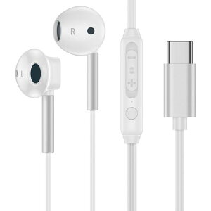 �^�C�vc �C���z�� iPhone15/16�Ή� �C���z�� �L�� Type-C�ڑ� HiFi�ɏ㉹�� �x���Ȃ� �d�ቹ �}�C�N�t�� �ʘb�Ή� ���ݖh�~ �����R�� ���ʒ��� ���K�ȑ�����