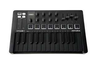 ARTURIAMIDI�L�[�{�[�h�R���g���[���[MiniLab3DB�f�B�[�v�E�u���b�N
