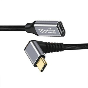 USB type C �����P�[�u�� L�� �^�C�vc�����R�[�h PD 100W/5A�}���[�d USB3.1 Gen2(10Gbps)�����f�[�^�]�� 4K/60HZ�r�f�I�`�� USB-C ����