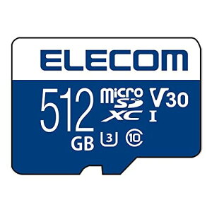 �G���R�� MicroSD�J�[�h 512GB SDXC �r�f�I�X�s�[�h�N���X�Ή� UHS-I U3 80MB/s �f�[�^�����T�[�r�X�t MF-MS512GU13V3R