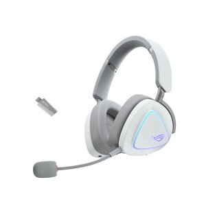 ASUS���C�����X�Q�[�~���O�w�b�h�Z�b�g/ROGDeltaII/318g�y��/2.4GHz���C�����X/3.5mm�L��/Bluetooth/�L�ш�u�[���}�C�N/�쓮���Ԗ�110���ԃo�b�e���[/