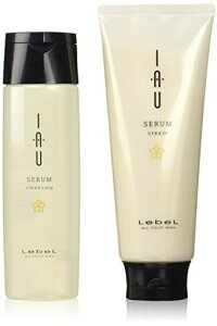���x�� �C�I �Z���� �N�����W���O �V�����v�[ 200mL & �N���[�� �g���[�g�����g 200mL �Z�b�g Lebel iau SERUM