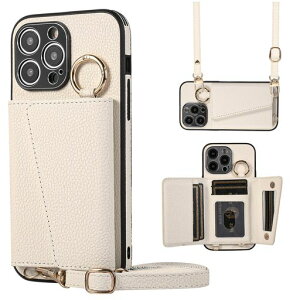 TENSIK iPhone 16 Pro Max �p�� �P�[�X �蒠�^ ���|�� �A�C�t�H�� 16�v�� �}�b�N�X �p�� �V�����_�[ �X�}�z�P�[�X iPhone16 Pro Max �p�� �J�o�[ PU���U�[ ��|�� �΂߂��� �}�O�l�b�g�� IC�J�[�h���[
