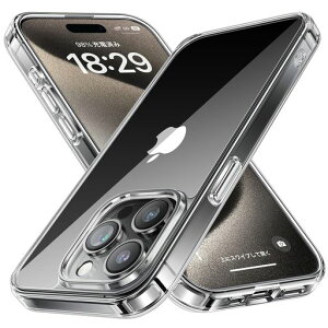 NIMASO iPhone15Pro �p �P�[�X �N���A ���ϖh�~ �ϏՌ� ���C�����X�[�d�Ή� �w��h�~ ��phone15Pro�Ή�(6.1�C���`)