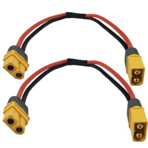 Yiqigou2�{AmassXT60XT60H�I�X�v���O�R�l�N�^��30cm14AWG�V���R���P�[�u�������XT60XT60H���X�v���O�R�l�N�^�ɕϊ�����܂�