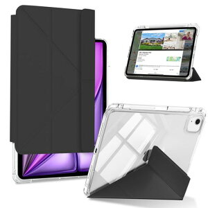 KeeFos �P�[�X iPad Air 13�C���` M4/M3/M2(2026/2025/2024) iPad Pro 12.9 �C���`(��6/5/4����A2022/2021/2020) �Ή� ���� PC/TPU �ی�J�o�[ ���O���\ ���@�\�X�^���h