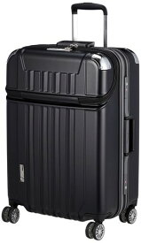 [トラベリスト]キャリーケーススーツケースキャリーバッグフロントオープントップオープンニーズフレーム75L67cmブラック