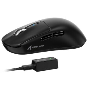 ATTACK SHARK R6 39g���y�ʃQ�[�~���O�}�E�X�A8000Hz�A42000DPI�ANordic 52840 MCU�AFPS�Q�[���Ή�