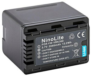 NinoLite VW-VBK360 �݊� �o�b�e���[ �p�i�\�j�b�N HC-V700M HC-V600M HC-V300M HC-V100M ���Ή� vwvbk360_t.k.gai
