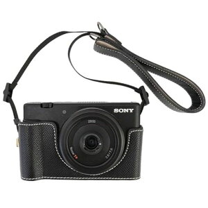 VOVMOEYA Sony ZV-1F/ZV-1M2 �J�����P�[�X�A���X�g���b�v�t��(�����\)�APU���U�[�� ZV-1M2/ZV-1F �J�����n�[�t�P�[�X�A�y�ʂŎ����^�тɕ֗�
