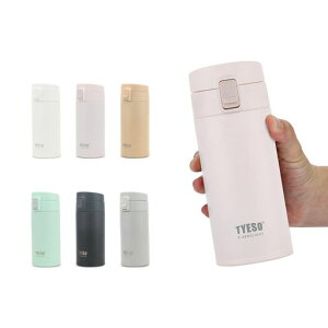 TYESO ���� �^��f�M �P�[�^�C�}�O 380ml ���y�� �ۉ��ۗ� �V�[�����X���� �����^�b�`�I�[�v�� 316�X�e�����X �{�g�� ���݌��O���Ă������ȒP KM01-038-SPK �T�N���s���N