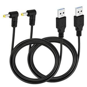 USB DC �[�d�P�[�u�� 1m 2�{�Z�b�g L���^ 5V 2A �O�a4.0mm ���a1.7mm PSP �J���� �ėp�d���R�[�h Suptopwxm �u���b�N