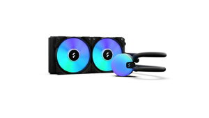 Fractal Design Lumen S24 v2 RGB 240mm���W�G�[�^�[���� ����CPU�N�[���[ �t�@���E�|���v�w�b�h ���C�e�B���O�Ή����f�� FD-W-L1-S2412 HS1440 - Intel LGA