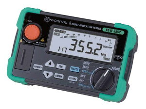 �����d�C�v�� (KYORITSU) 6�����W�≏��R�v (50V/100V/125V/250V/500V/1000V) �������@�\�L�� : KEW 3552