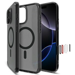 Spigen�y�J�����R���g���[���J�o�[�t���ziPhone16ProMax�P�[�XMagSafe�Ή��������N���A�{�^���ی욺�h�~�X�g���b�v�z�[���ČRMIL�K�i�E���g���E�n�C�u���b�hT�E�}�O�t�B�b�gACS08507