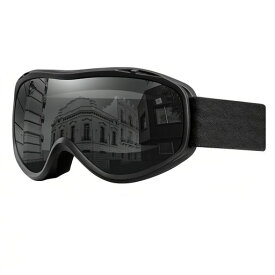 [FEISEDY]スキーゴーグルメガネ対応【180°広視界&OTG設計】両層レンズ防風/防雪/防塵/曇り止め紫外線防止全天候対応登山キッズスポーツ用ゴーグル滑り止めベルトフィット感耐衝撃軽量型男…