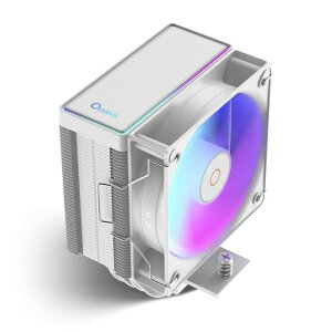 Gamma A40 ARGB WH CPU�N�[���[,100mm PWM�t�@��,133mm���V���O���^���[CPU�N�[���[,4���q�[�g�p�C�v,ARGB�@�\,�t�@���V�[�g�b�v�J�o�[,Intel LGA 115X/1200/1700/1851&AMD